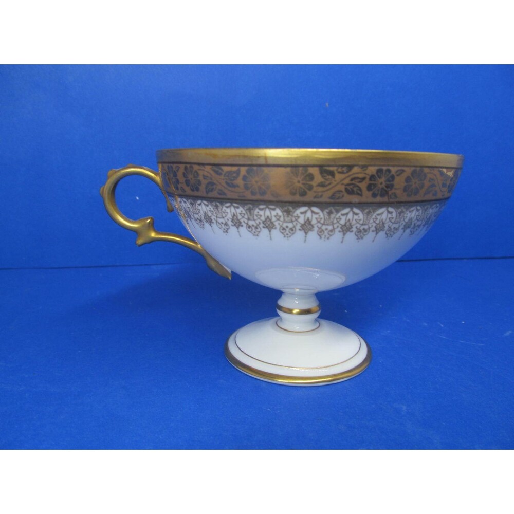 L.R.L. Limoges France LRL9 Footed Cup 2 3/4" Tall X 3 1/2" Diameter
